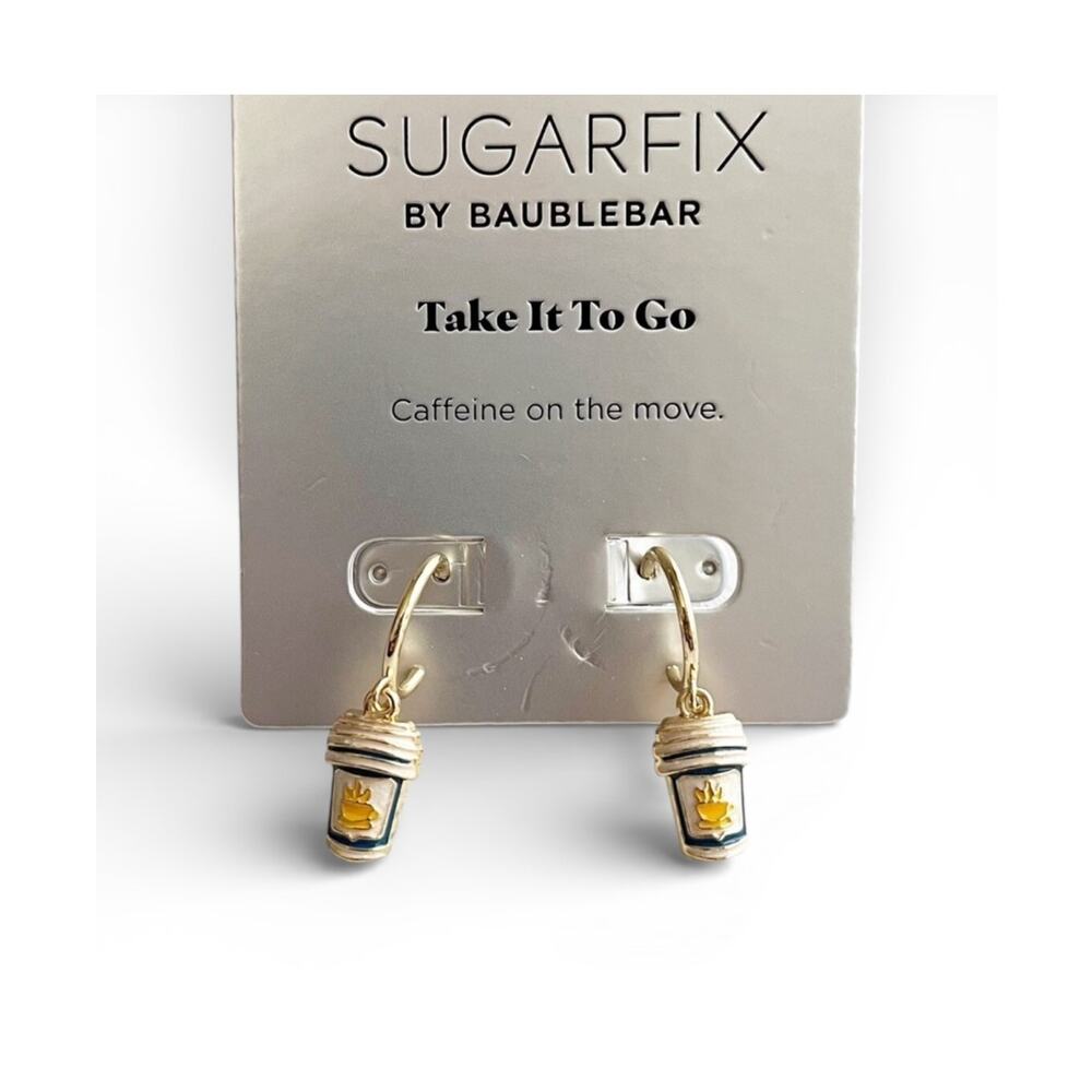 Sugarfix By BaubleBar Take It To Go Coffee Cup Earrings